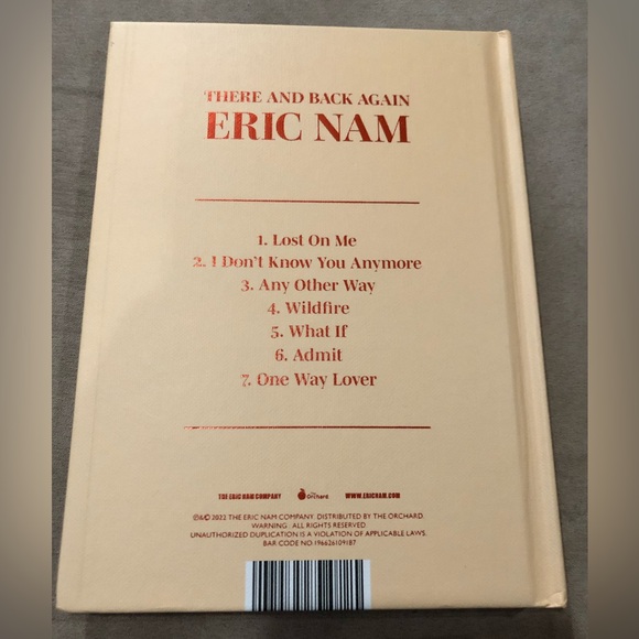 Eric Nam- There and Back Again-CD and Photo book k-pop - Picture 2 of 4